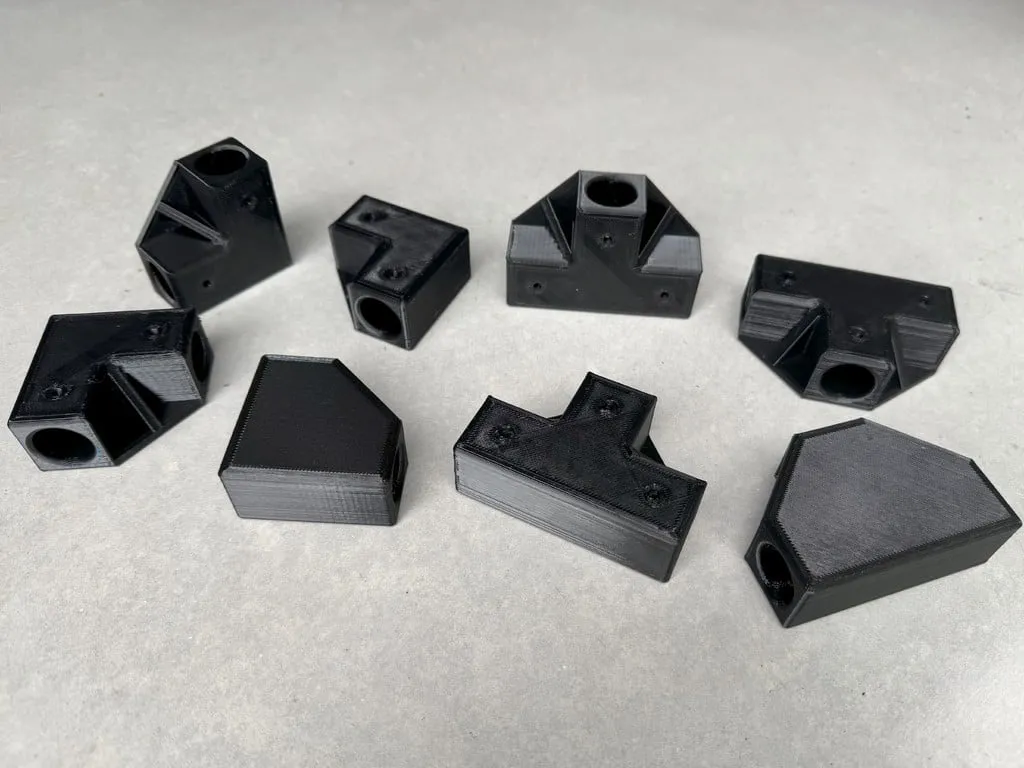 1/2" EMT Rohrverbinder 2er Set | Stabile DIY-Konstruktionen