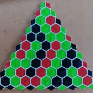 Hexagon Logik-Puzzle | Mathematisches Legespiel