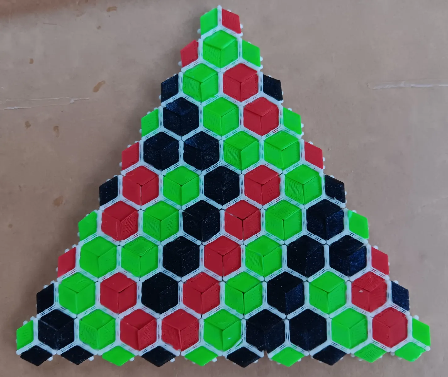 Hexagon Logik-Puzzle | Mathematisches Legespiel