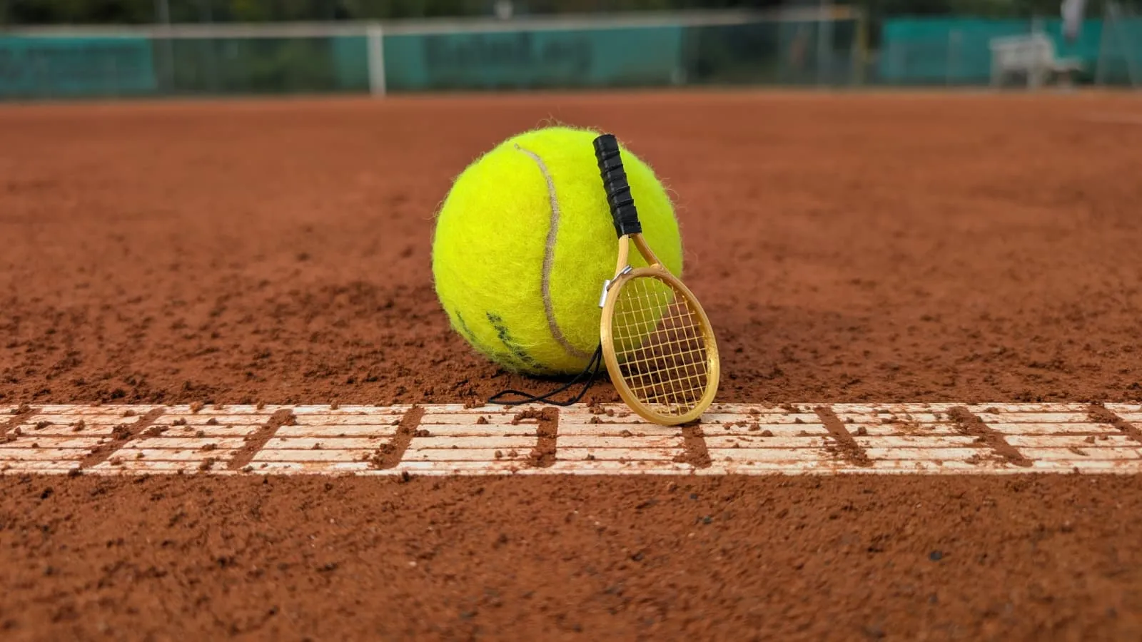 Tennis Schläger Schlüsselanhänger | Sport Accessoire