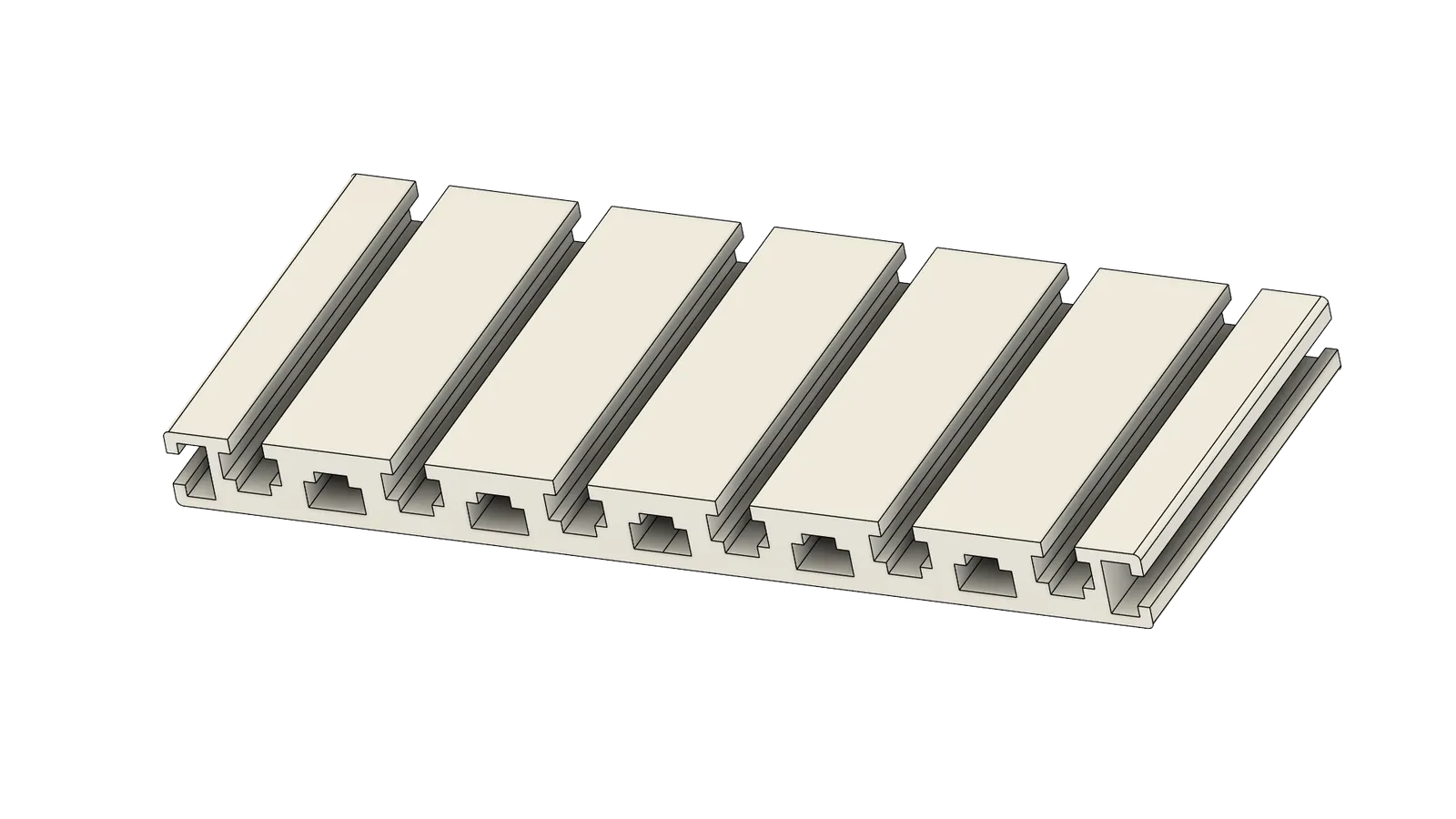 CNC T-Nut Platte 20240 Profil | Maschinenbett & Montageplatte