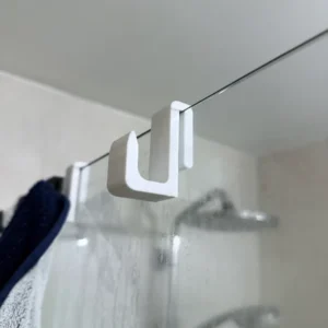 Duschglas Handtuchhalter | Haken für Glaswände bis 8mm