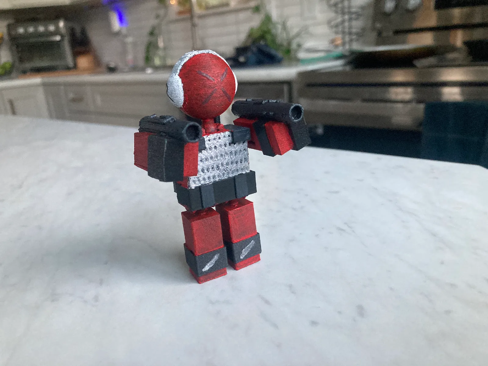 Killdroid Roboter Figur | 3D-Druck DIY Sammlerstück