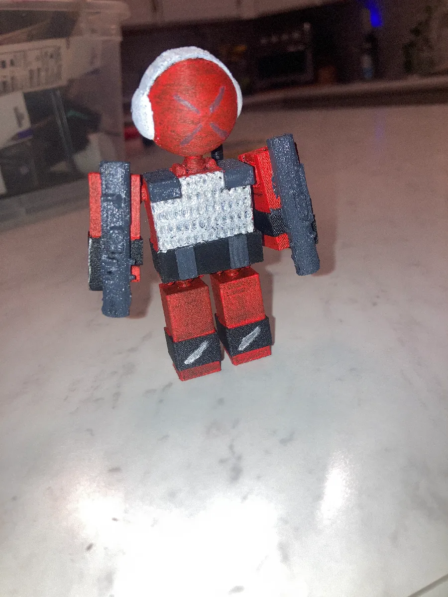 Killdroid Roboter Figur | 3D-Druck DIY Sammlerstück - image3 Killdroid Roboter Figur | 3D-Druck DIY Sammlerstück – Bild 3