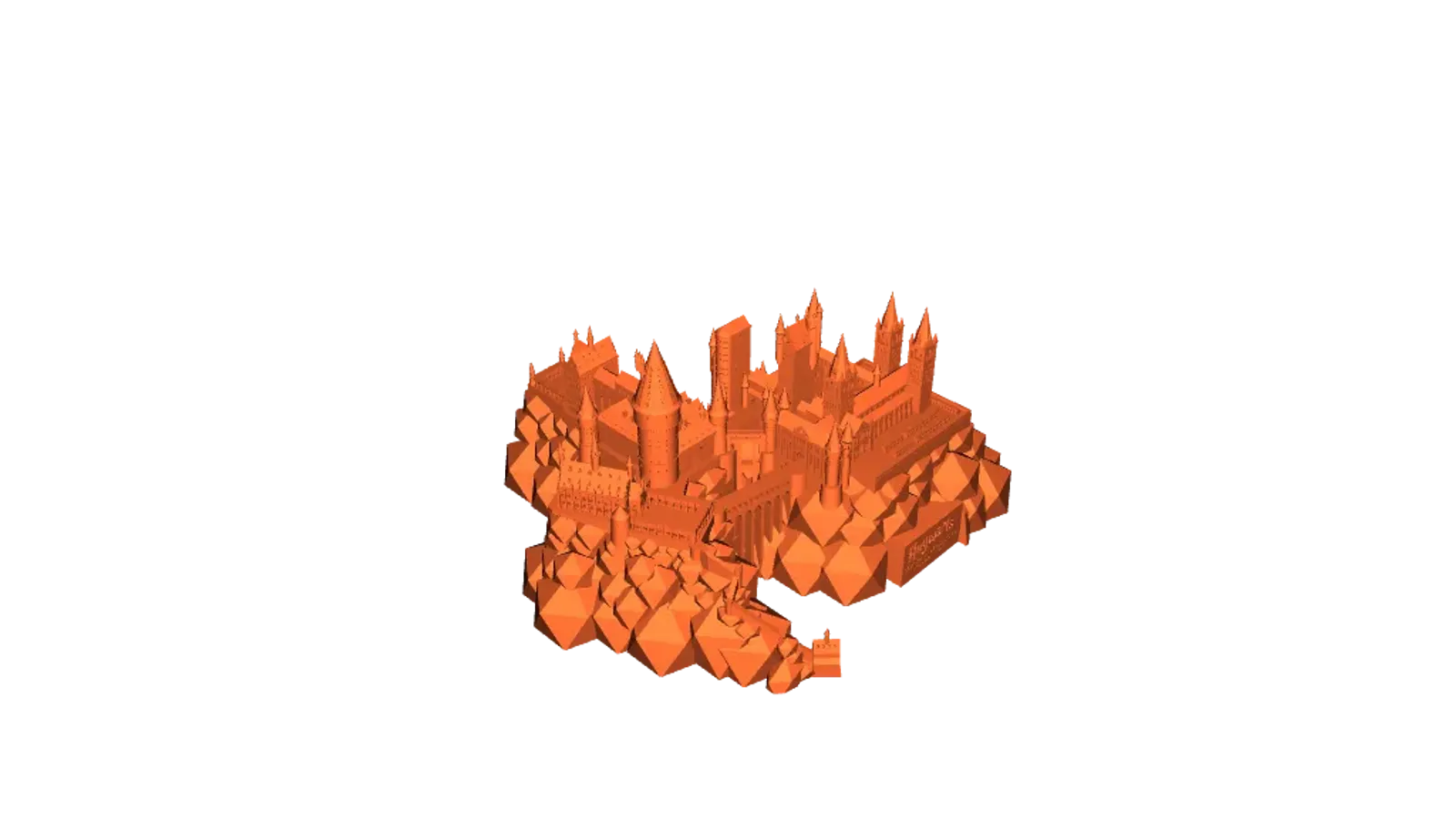 Hogwarts Schloss Modell | Magische 3D-Deko für Fans - image2 Hogwarts Schloss Modell | Magische 3D-Deko für Fans – Bild 2