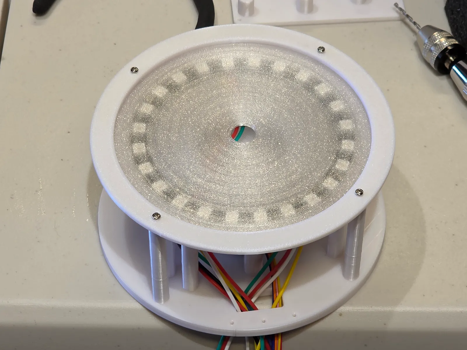 Hybrid LED Ring & Stepper Motor Uhr | Moderne Tischuhr - image15 Hybrid LED Ring & Stepper Motor Uhr | Moderne Tischuhr – Bild 7
