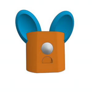 Amur die Maus Figur | 3D-gedruckter DIY-Rohling