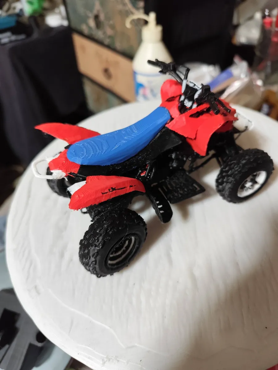 Quad Bike Beast Modell | Detaillierte Sammlerfigur - image3 Quad Bike Beast Modell | Detaillierte Sammlerfigur – Bild 9