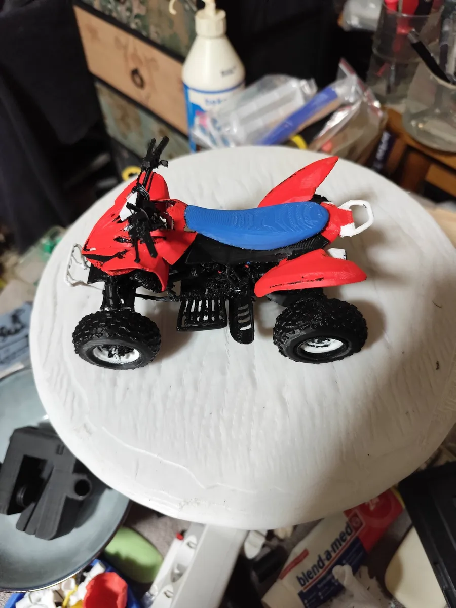 Quad Bike Beast Modell | Detaillierte Sammlerfigur - image4 Quad Bike Beast Modell | Detaillierte Sammlerfigur – Bild 10