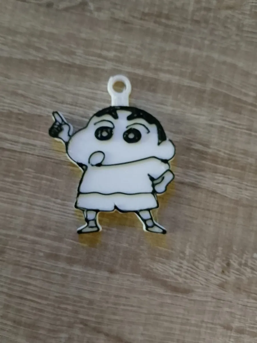 Shin-chan Schlüsselanhänger | Kultige Anime-Figur als DIY-Rohling