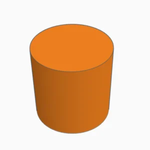 Zylinder 3D-Druckvorlage | Kostenloses Geometrie-Testmodell