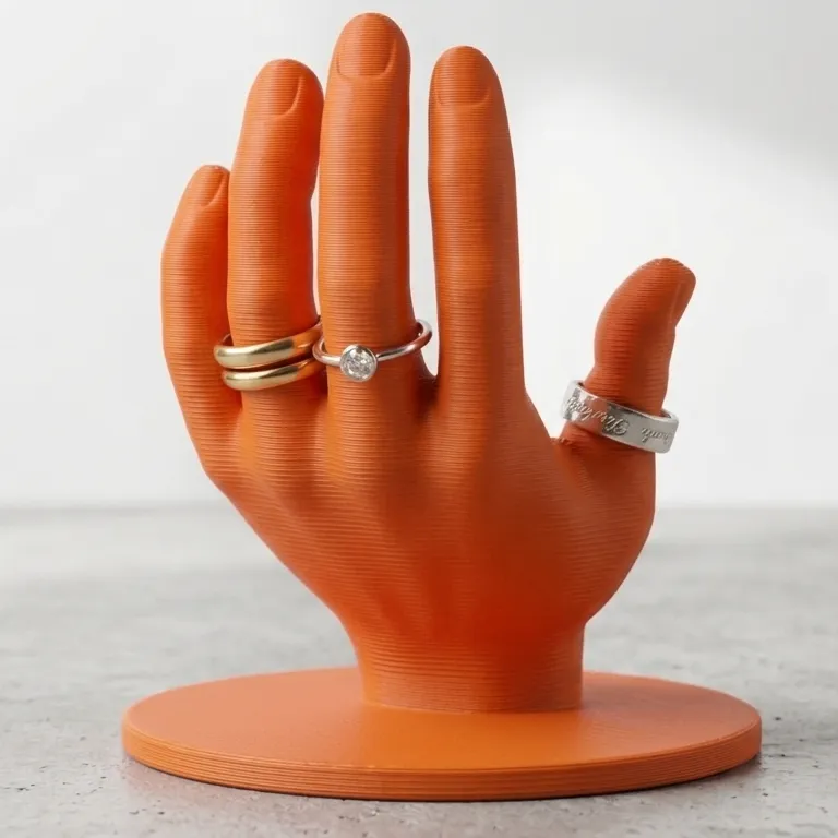 Schmuckhalter Hand | Eleganter Ringständer für Ordnung