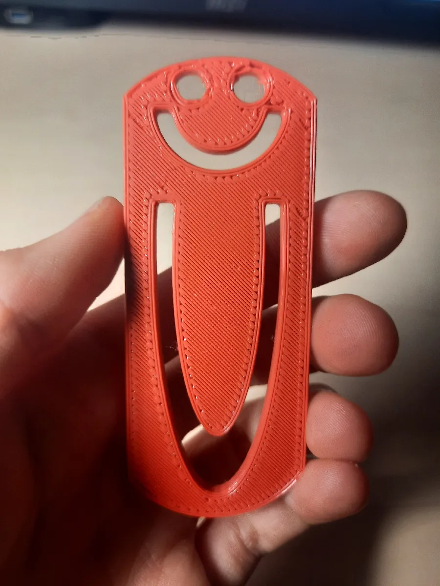 Smiley Lesezeichen | Lustiger Buch-Clip für Leseratten