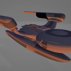Lonomia-Class Starship Modell | Sci-Fi Sammlerfigur DIY