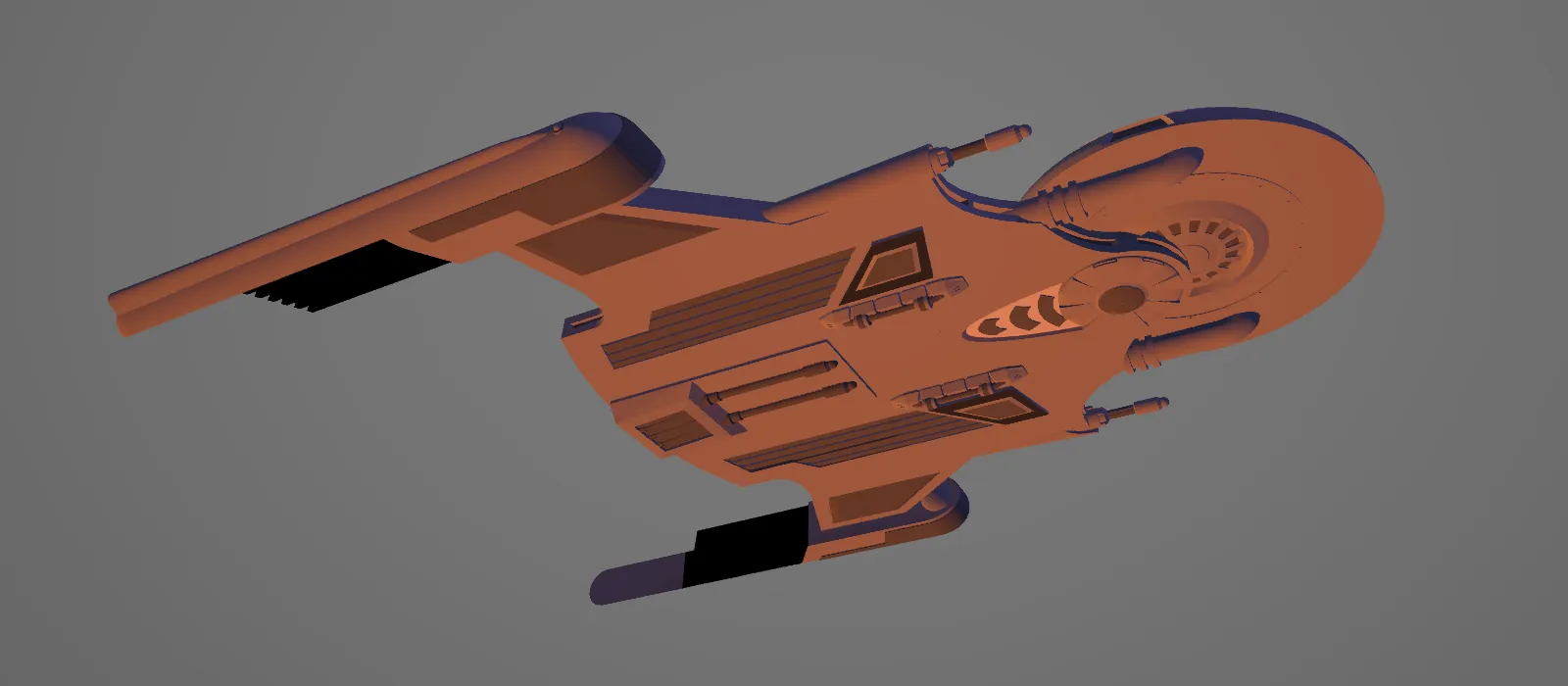 Lepida-Klasse Raumschiff Modell | Star Trek Sammlerfigur
