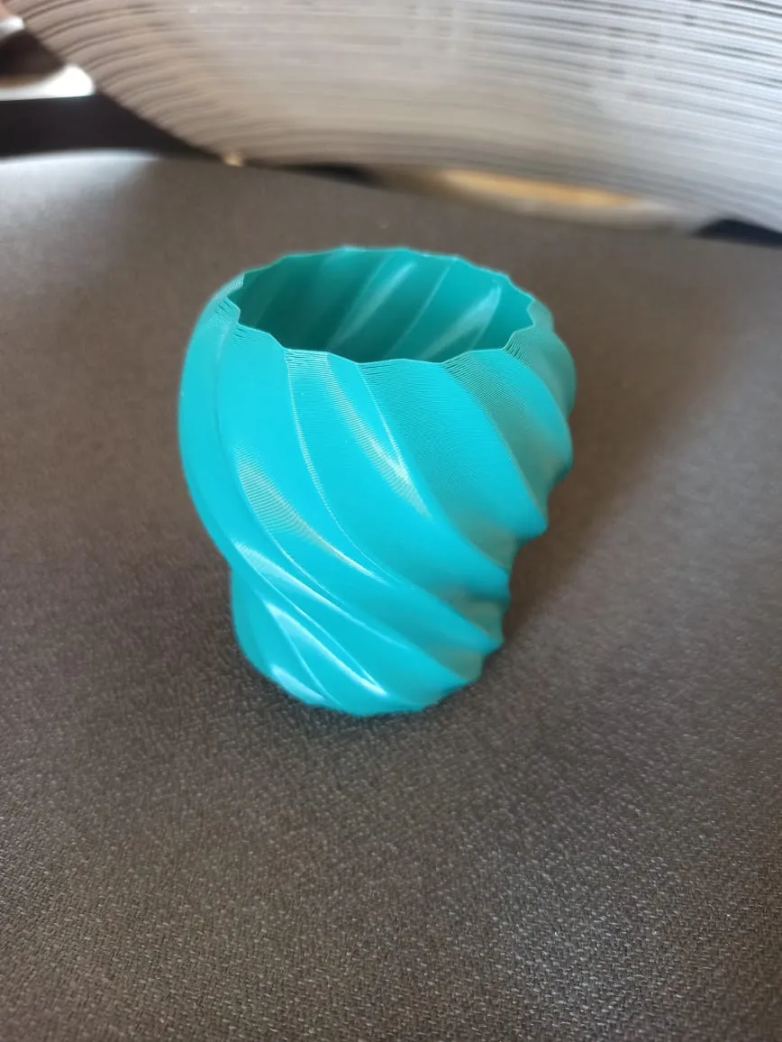 Moderne Spiral-Vase | Dekoratives Pflanzgefäss für Ihr Zuhause