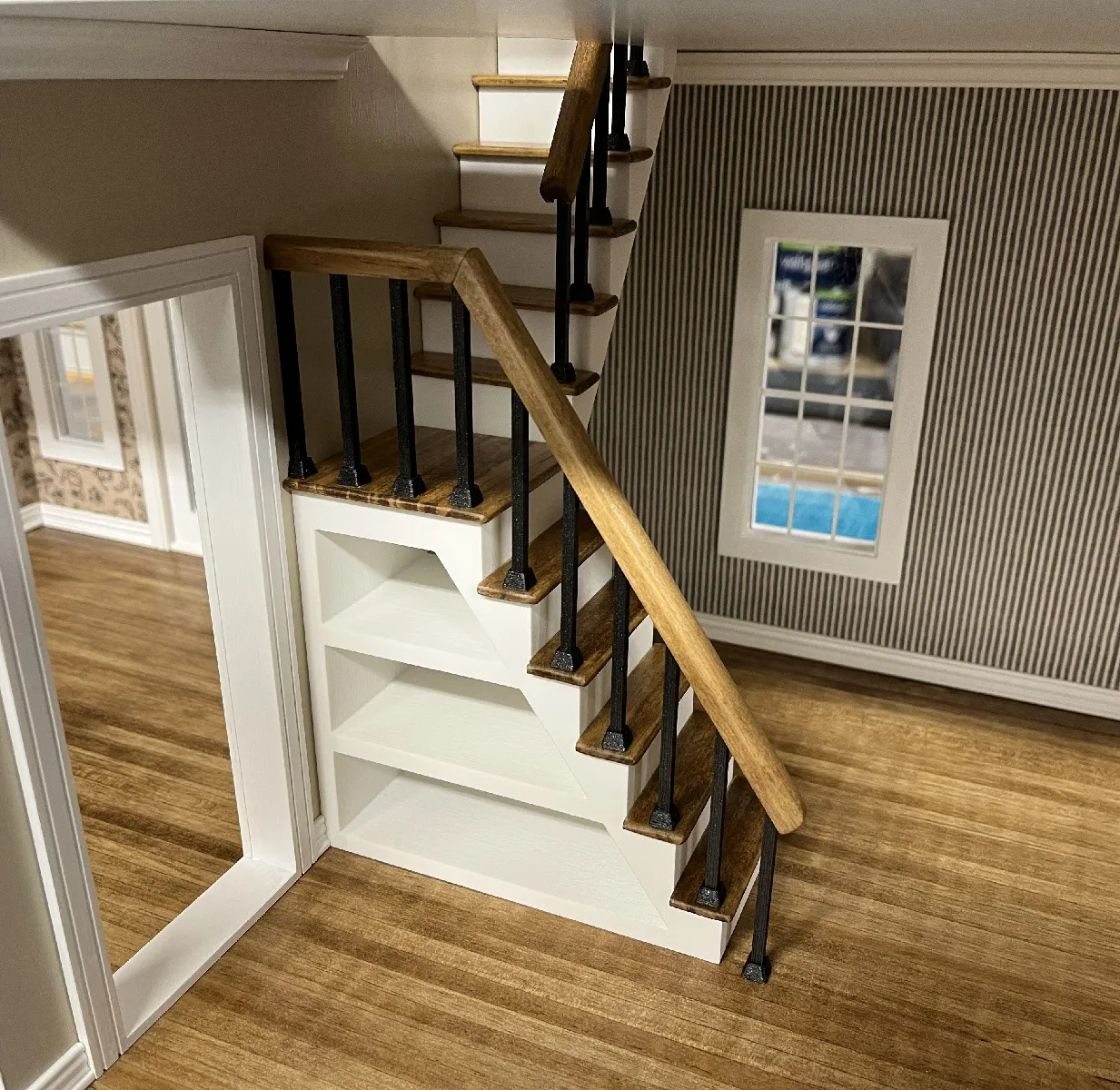 Puppenhaus Treppe 1:12 | Miniatur Wendeltreppe DIY-Rohling