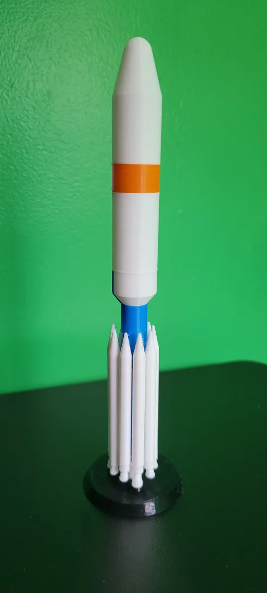 Delta III Raketenmodell 1:200 | Weltraum Sammlerstück