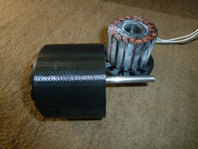 80mm Outrunner Motor Gehäuse | DIY BLDC Lernprojekt