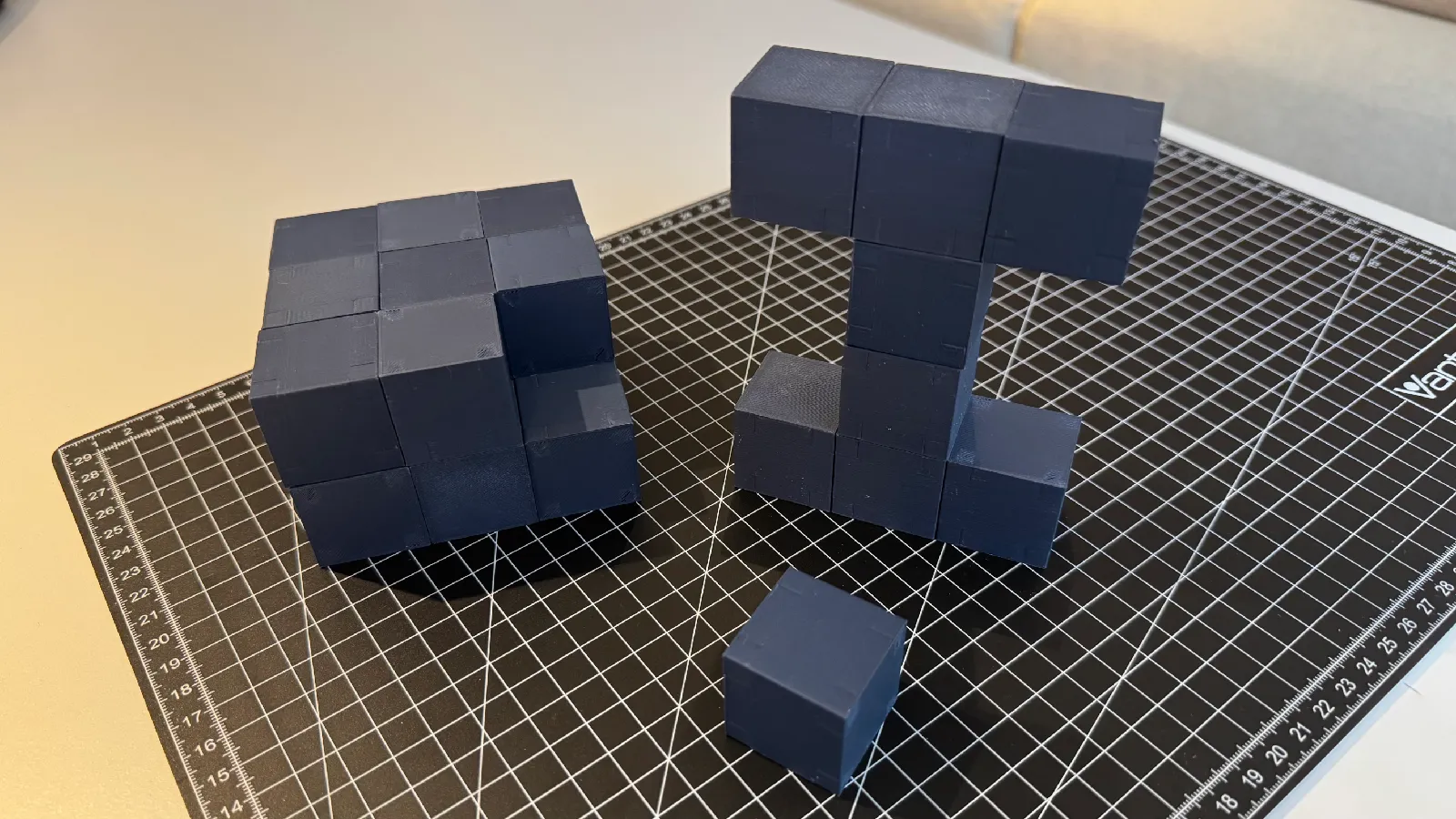 Magnetische Würfel stapelbar | Modularer Magnet-Organizer