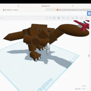 Steve the T-Rex Figur | 3D-Druck Dinosaurier zum Bemalen