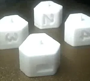 Flashforge AD5X Nummerierung 1-4 | Drucker-Zubehör Set