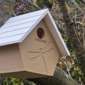 Modernes Vogelhaus mit Kamera-Halterung | Smart Home Garten