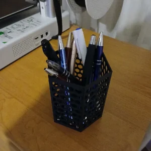Hexagon Stifthalter | Moderner Schreibtisch-Organizer