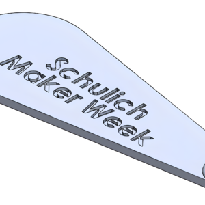 Schulich Maker Week Schlüsselanhänger | Kostenlose Vorlage