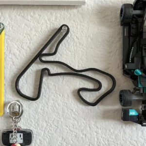 Zandvoort F1 Rennstrecke Wanddeko | Motorsport Silhouette