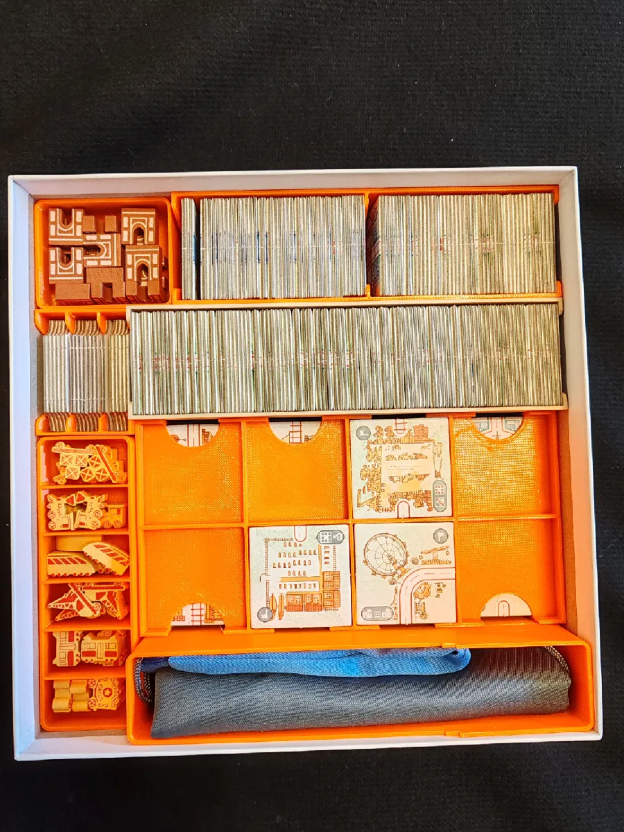 Railroad Tiles Organizer | Brettspiel Einsatz für Erweiterungen - image4 Railroad Tiles Organizer | Brettspiel Einsatz für Erweiterungen – Bild 4