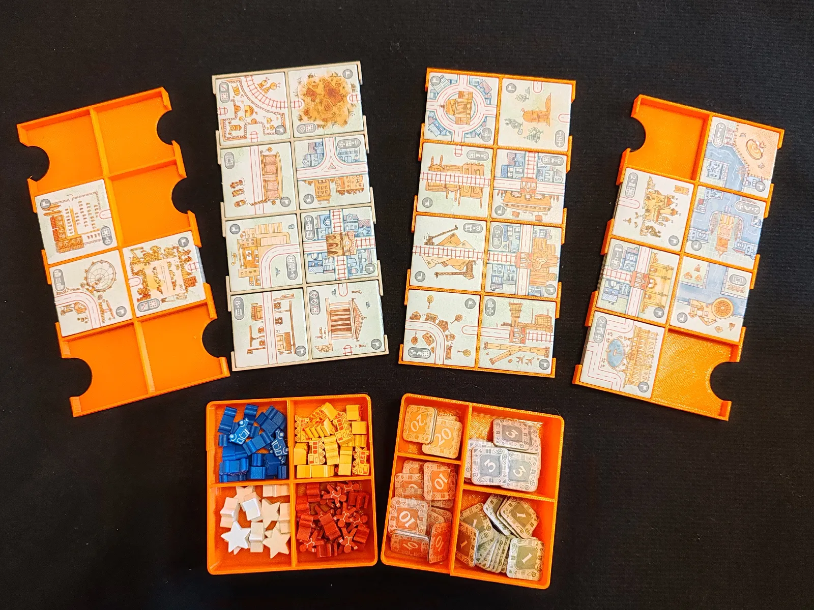 Railroad Tiles Organizer | Brettspiel Einsatz für Erweiterungen - image6 Railroad Tiles Organizer | Brettspiel Einsatz für Erweiterungen – Bild 6