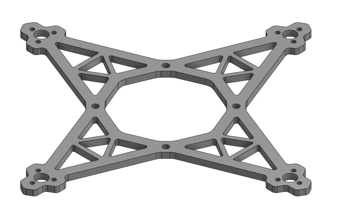Mars 2 Zoll FPV Drone Frame | Ultraleichtes Unibody Chassis