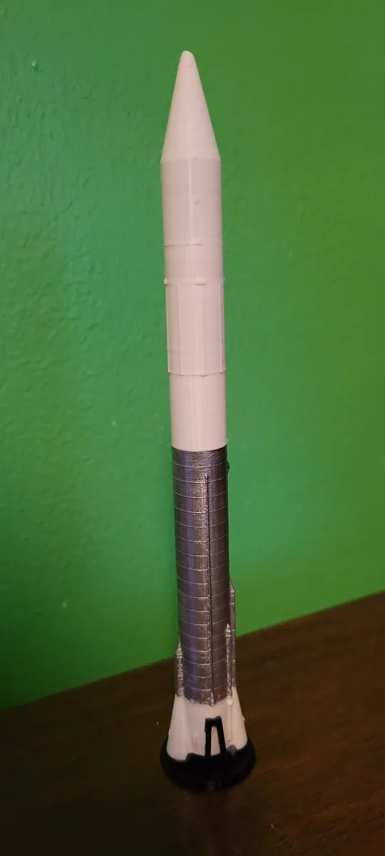 Atlas SLV3 Raketenmodell 1:200 | Massstabsgetreues Weltraum-Modell