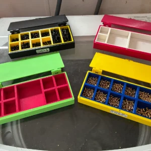 Modulare Sortierbox für Schrauben | Werkstatt-Organizer