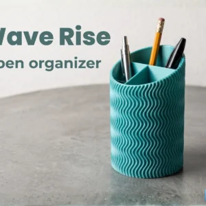 WaveRise Schreibtisch-Organizer | Moderner Stifthalter