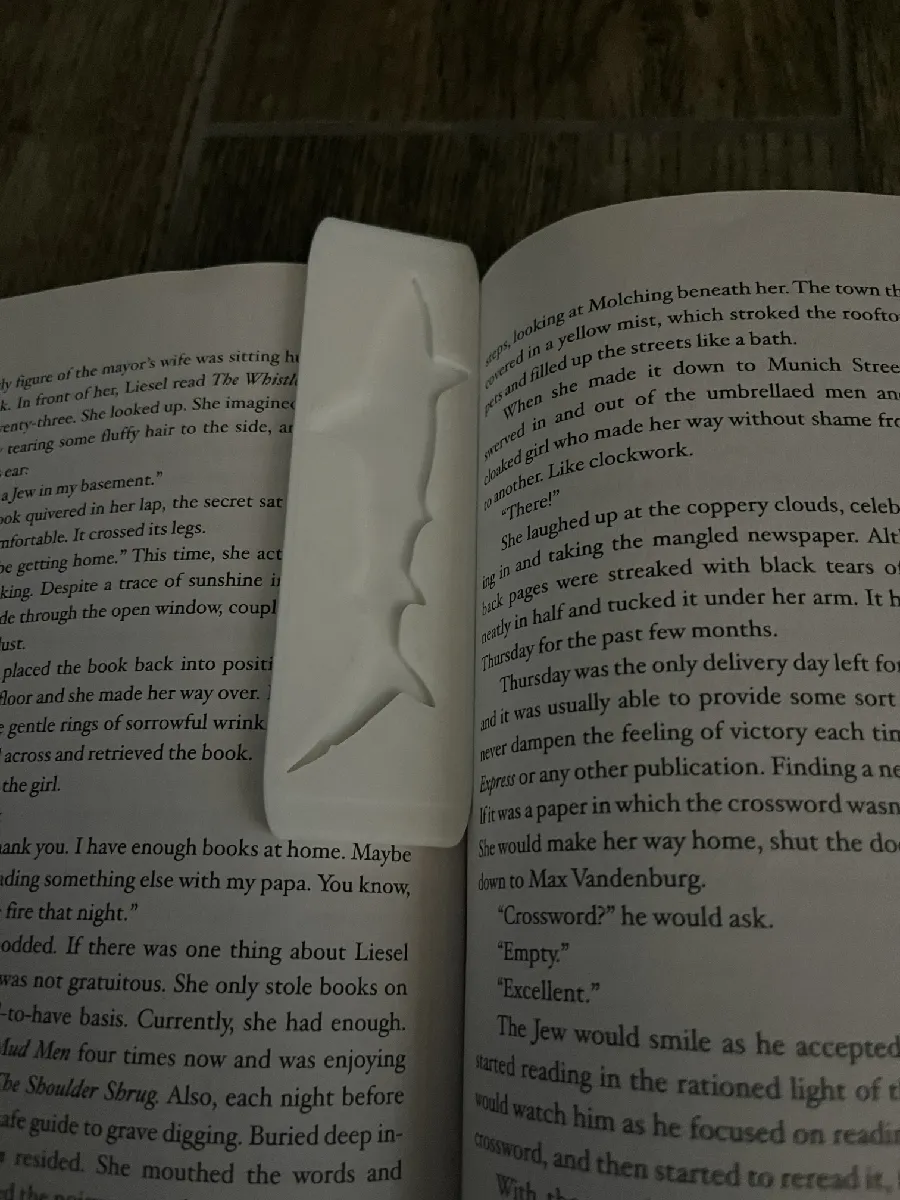 Hai Lesezeichen 3D-Druck | Stylischer Bookmark für Bücher