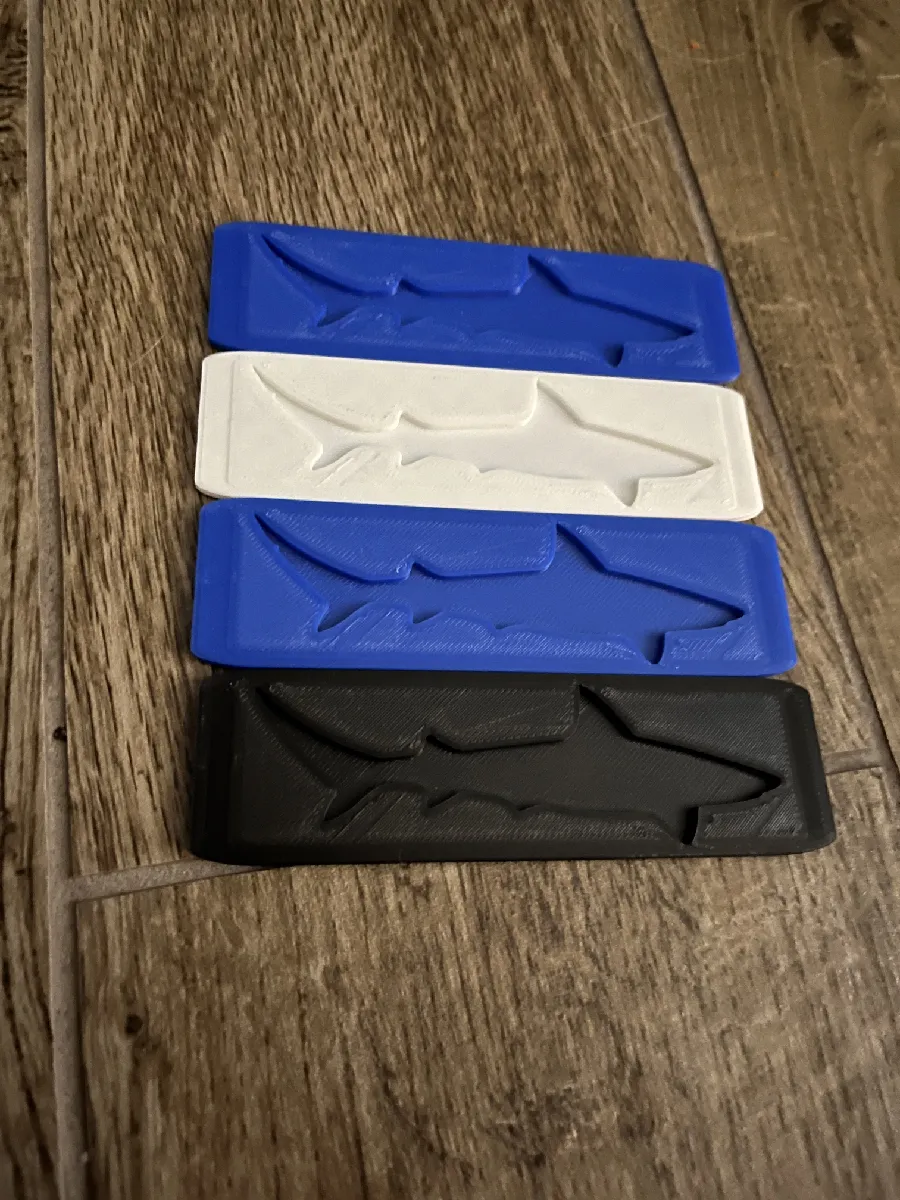Hai Lesezeichen 3D-Druck | Stylischer Bookmark für Bücher - image3 Hai Lesezeichen 3D-Druck | Stylischer Bookmark für Bücher – Bild 3