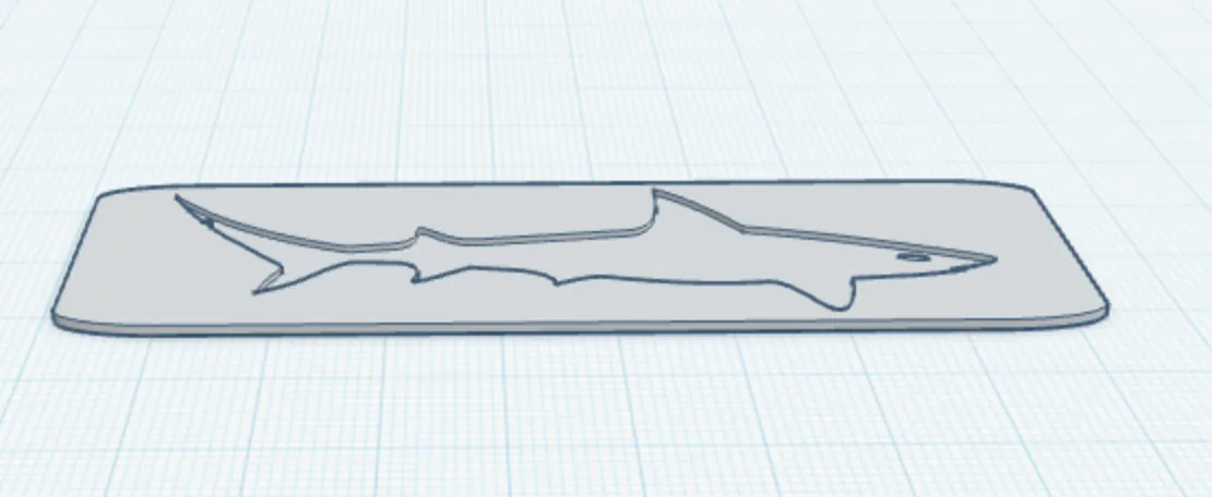 Hai Lesezeichen 3D-Druck | Stylischer Bookmark für Bücher - image6 Hai Lesezeichen 3D-Druck | Stylischer Bookmark für Bücher – Bild 6