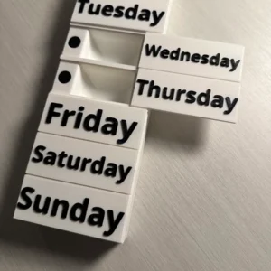 Magnetische Pillendose 7 Tage | WIDE Pill Case Organizer