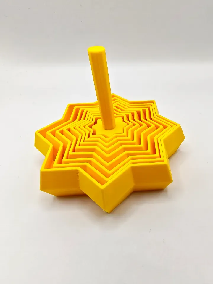 Fidget Star Kreisel mit Griff | Ergonomisches Stress-Spielzeug