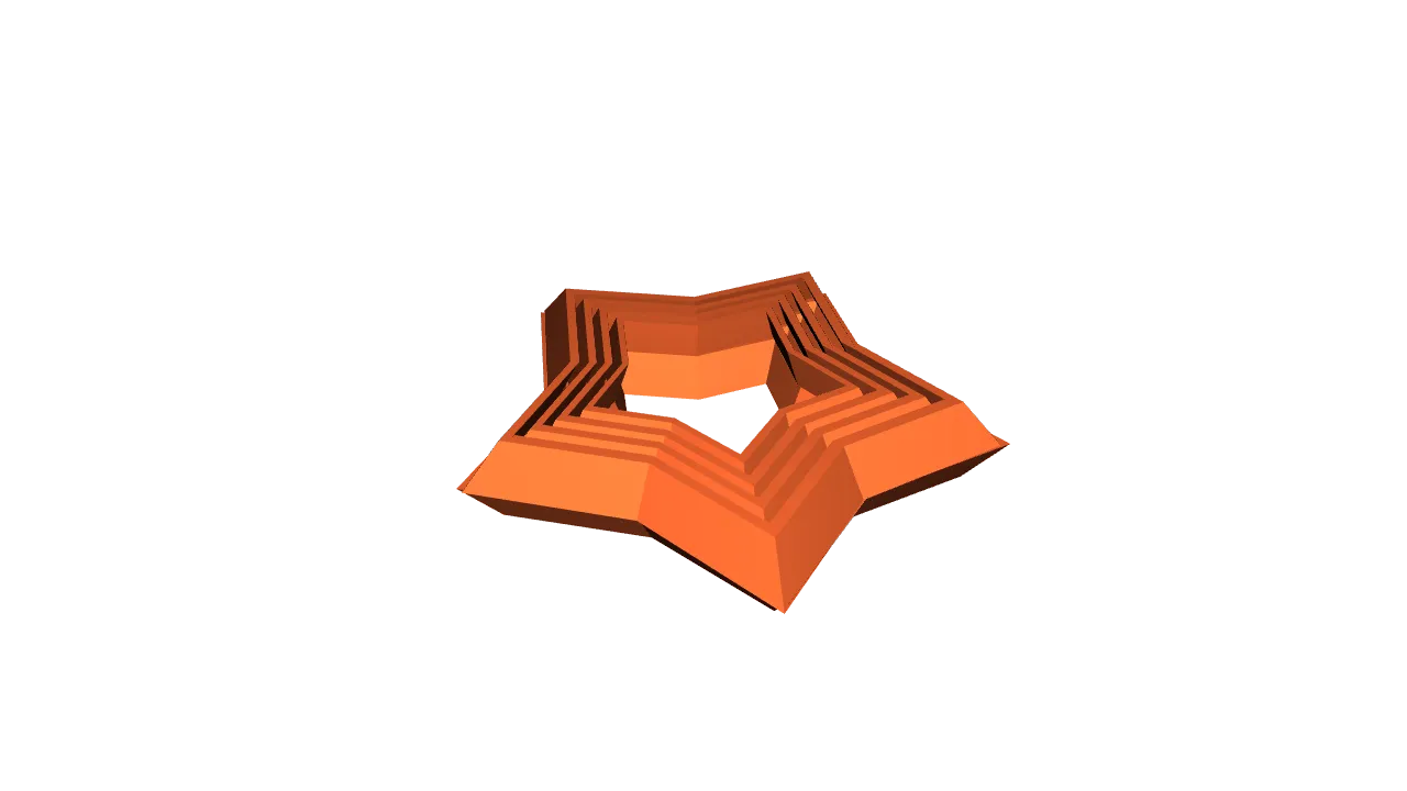 Deko-Stern Modern Design | Geometrische Stern-Figur - image2 Deko-Stern Modern Design | Geometrische Stern-Figur – Bild 2