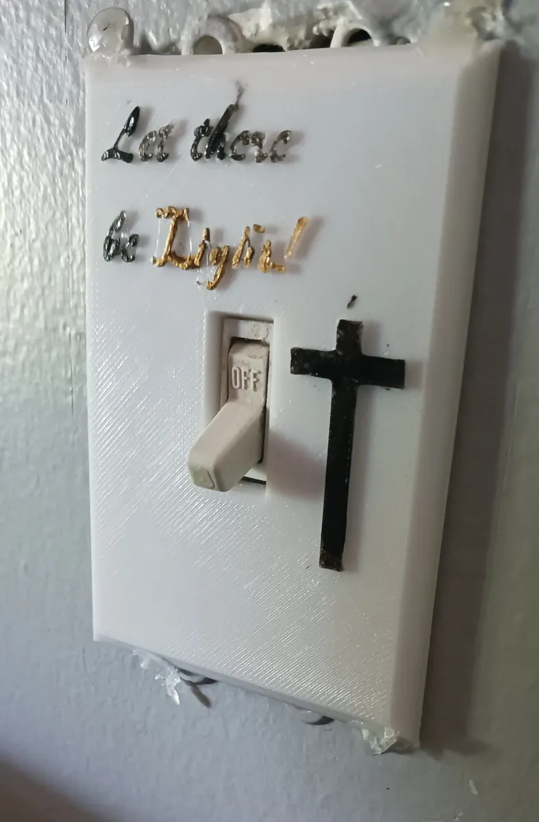 Lichtschalter-Abdeckung Let There Be Light | Deko-Blende