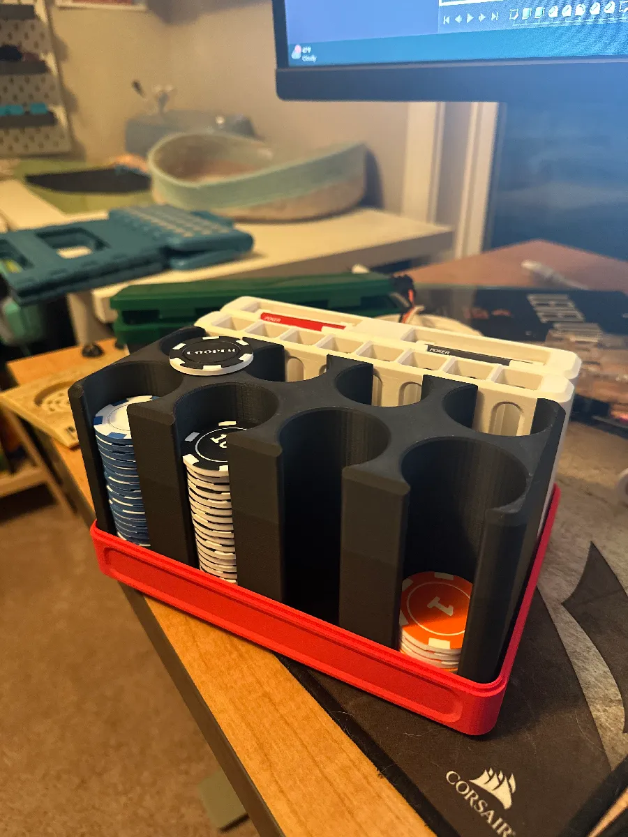 Poker Caddy System Organizer | Chip- & Karten-Aufbewahrung