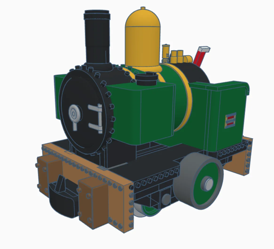 009 Cracker Lokomotive Gehäuse | Modellbahn DIY-Rohling