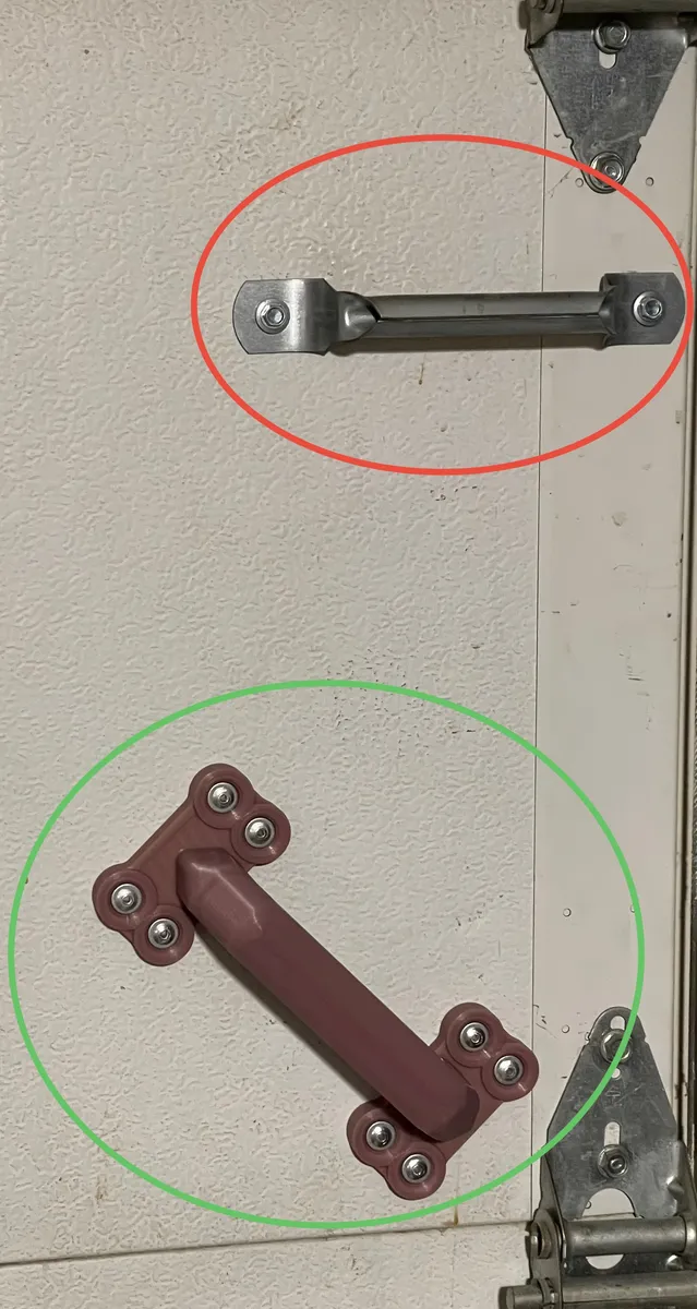 Garagentor-Innengriff Ergonomisch | Robuster Ersatzgriff