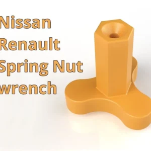 Nissan Renault Feder-Mutter Schlüssel 22mm | KFZ Werkzeug