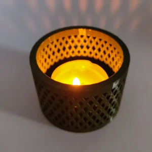 Teelichthalter Diamond Mesh | Geometrische Deko