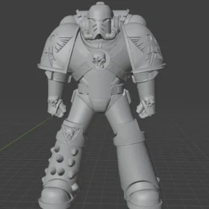 Sci-Fi Krieger Miniatur | 3D-Druck Sammlerfigur DIY