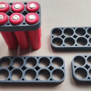 18650 Akku-Halter Set Double Row | Batterie-Management